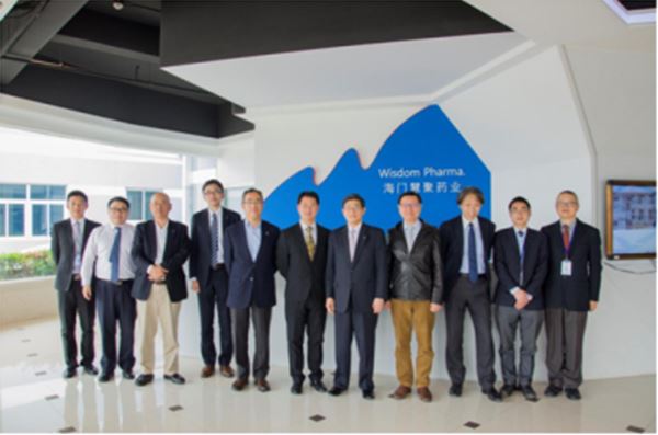 宇部興産山本社长来访yabocom（中国）官方网站药业